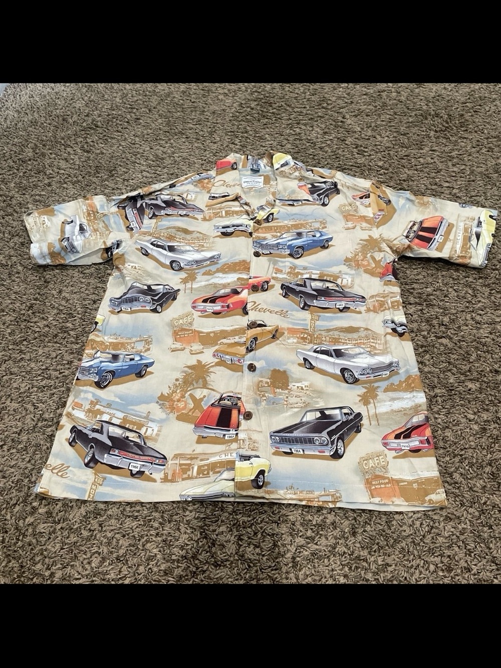 david carey Chevelle button-down shirt men’s large
